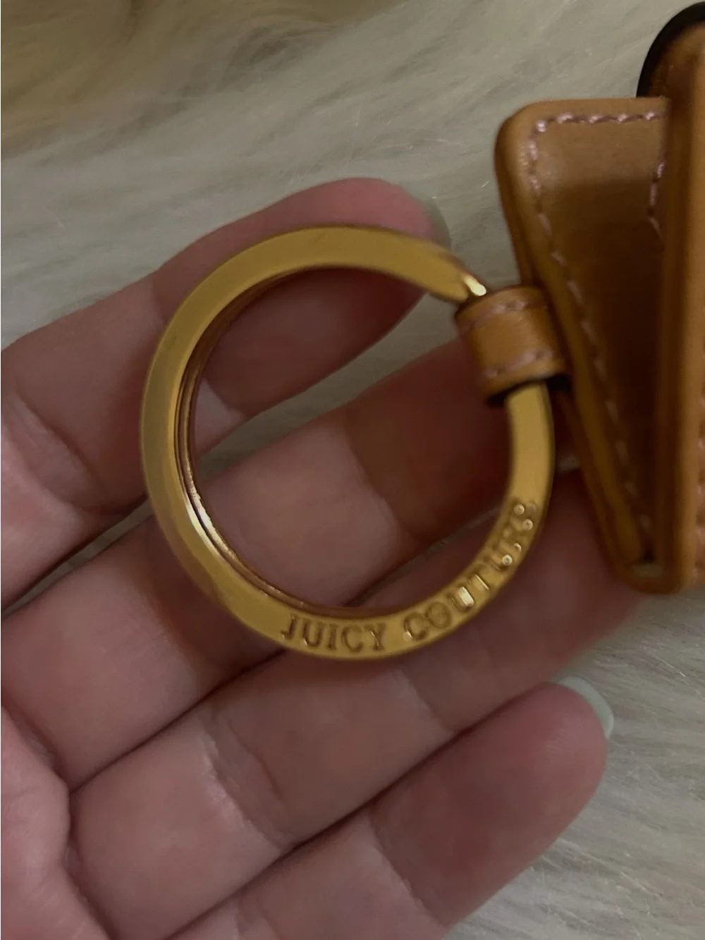 Rare Y2K Vintage Juicy Couture Heart Photo Frame Mini Keychain COUTURE KISSES!!